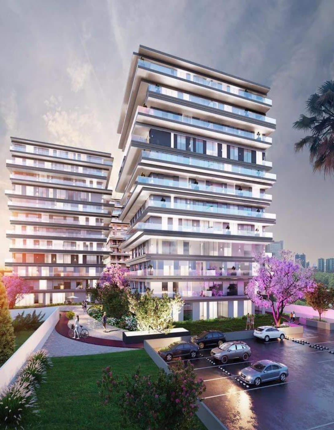 Render exterior de Torres Lexum